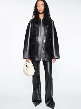 STAND STUDIO leather Reyna jacket size 38